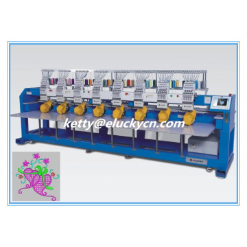 8 heads computerized embroidery machine cheap price with 15 colors more competitive